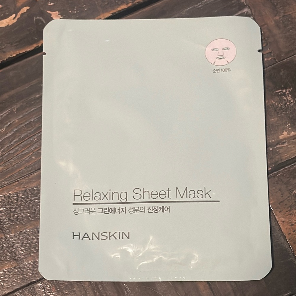 HANSKIN relaxing sheet mask